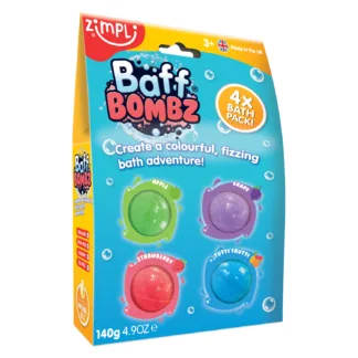 Baff Bombz 4 Bath Pack by Zimpli Kids