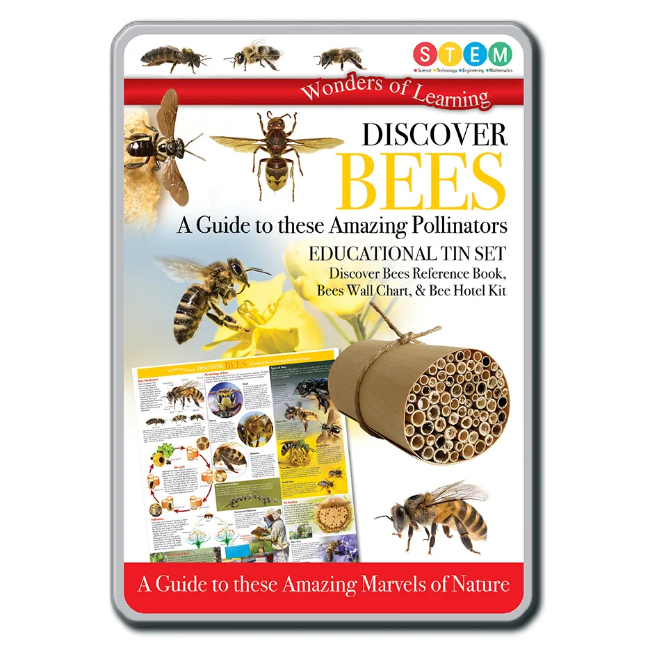 Discover Bees Tin Set by Wonders of Learning