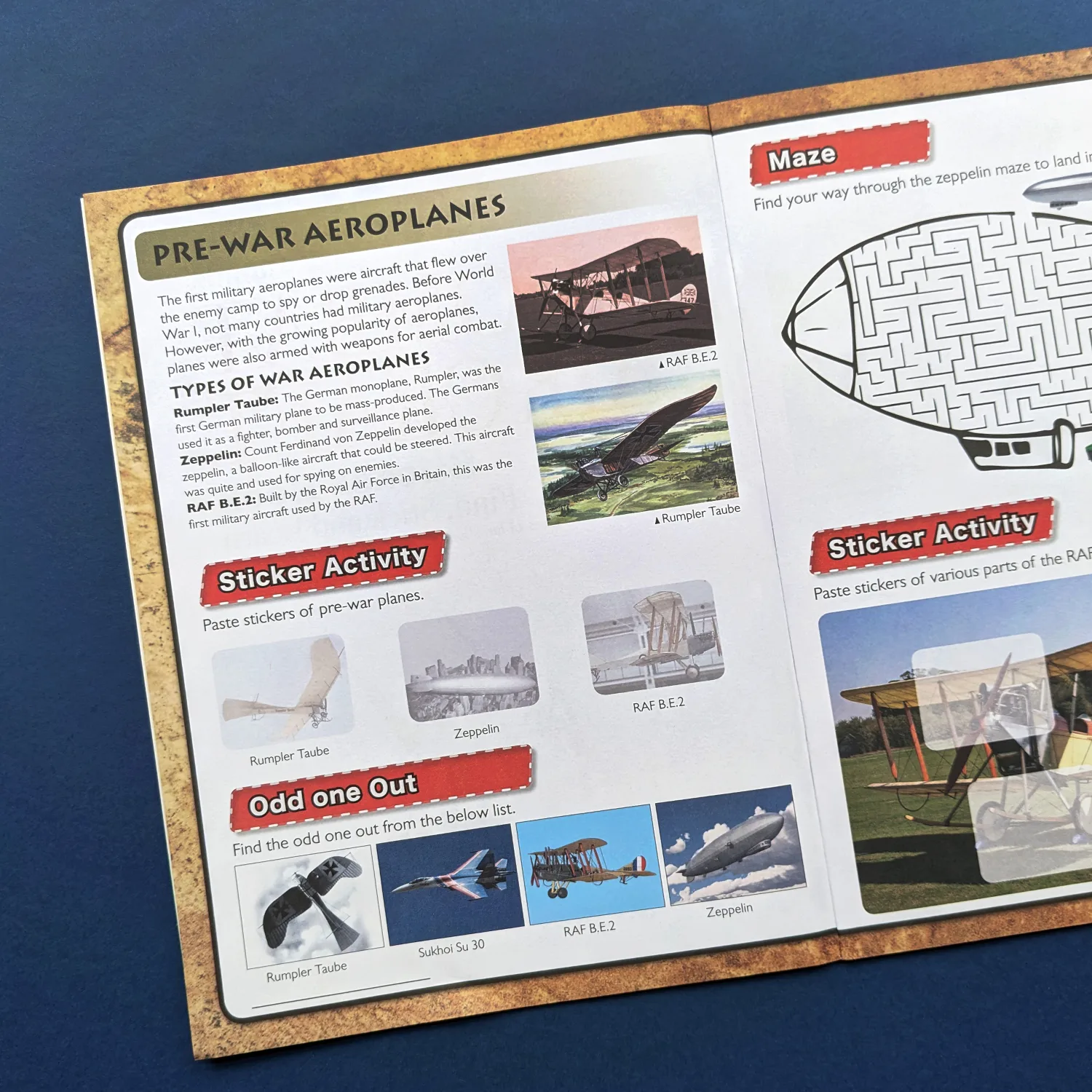 Discover Combat Aircraft Sticker Book by Wonders of Learning