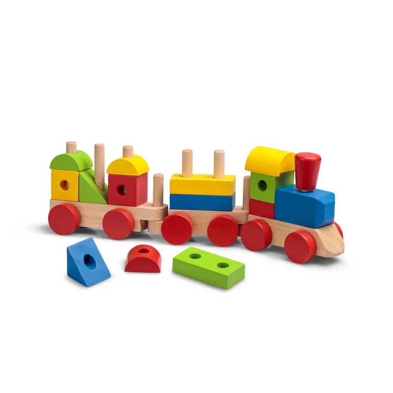 Wooden Stack and Sounds Train by Tobar
