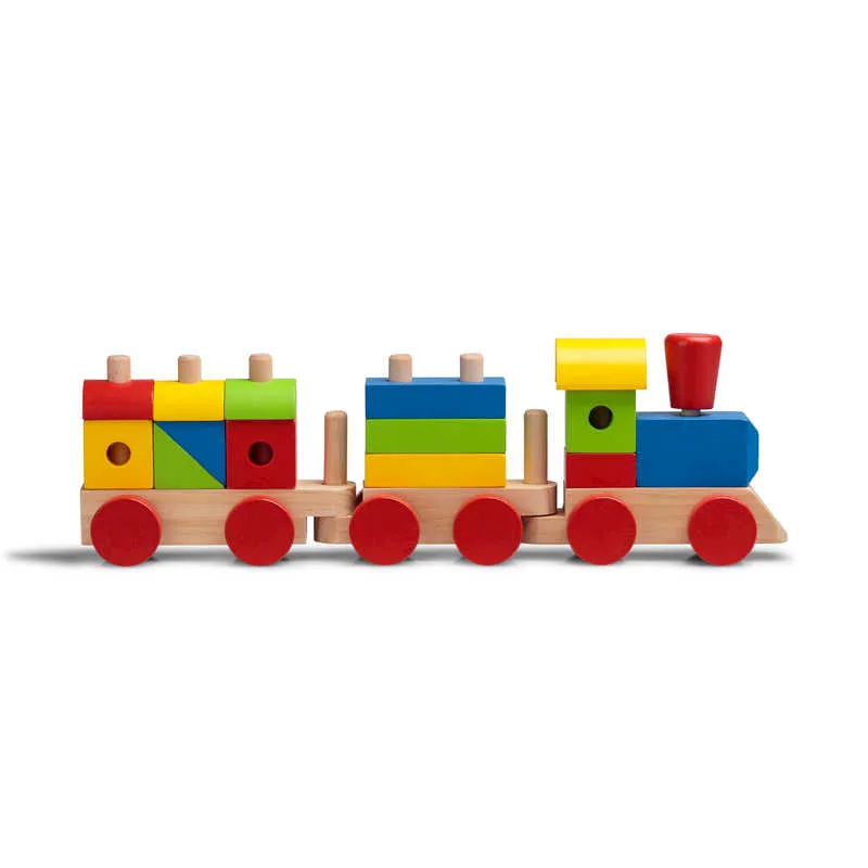 Wooden Stack and Sounds Train by Tobar