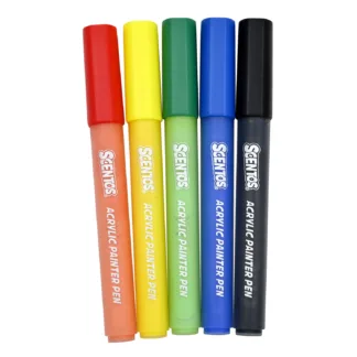 5 Scented Bold Acrylic Paint Markers by Scentos