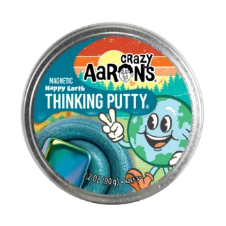 Magnetic Storms Happy Earth Thinking Putty by Crazy Aarons
