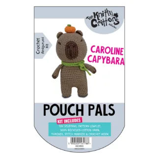 Pouch Pals Crochet Kit Caroline Capybara