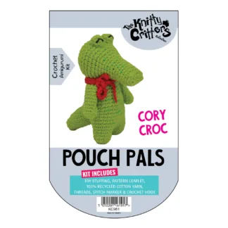 Pouch Pals Crochet Kit Cory Croc
