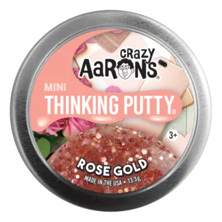 Rose Gold Mini Thinking Putty by Crazy Aarons