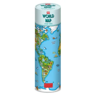 World Map Modern Map by Robert Frederick