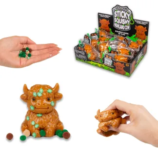 Scrunchems Sticky Squishy Highland Cow by Tobar