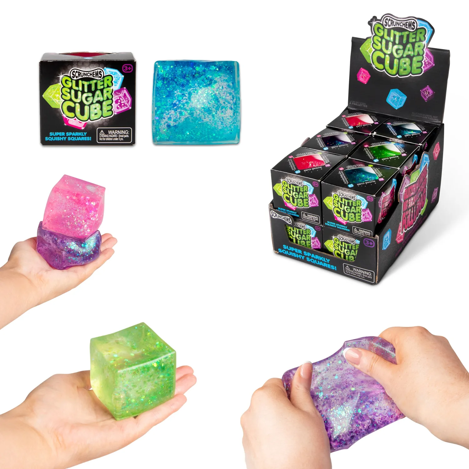 Scrunchems Glitter Sugar Cube by Tobar