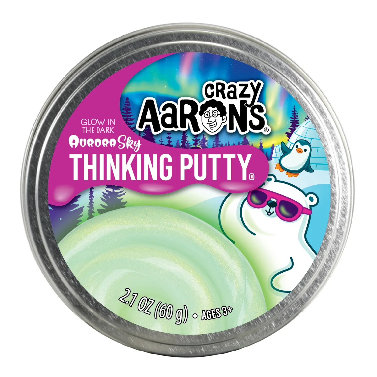 Aurora Sky Thinking Putty by Crazy Aarons