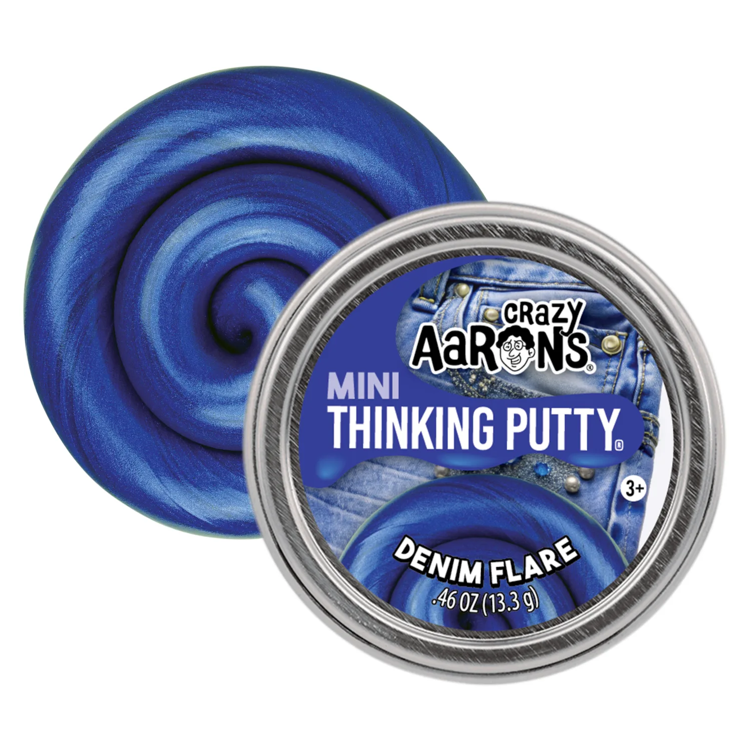 Denim Flare Mini Thinking Putty by Crazy Aarons