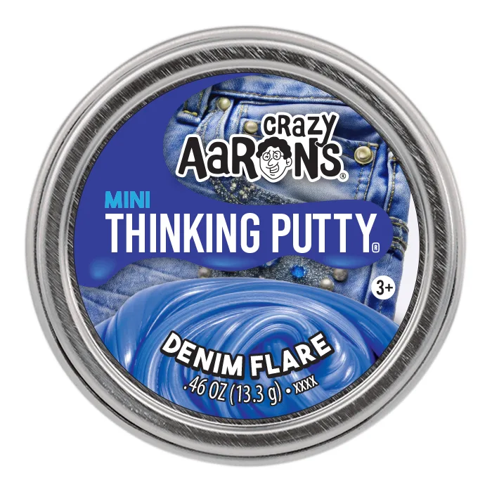 Denim Flare Mini Thinking Putty by Crazy Aarons